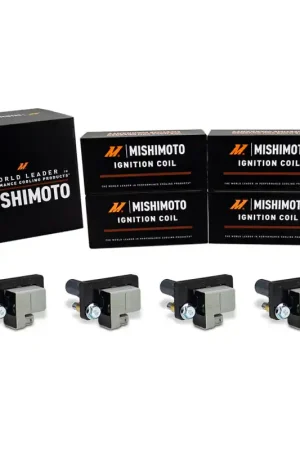 Free Returns Mishimoto 04-10 Subaru WRX/STI Ignition Coil - 4-Pack | Graveyard Performance