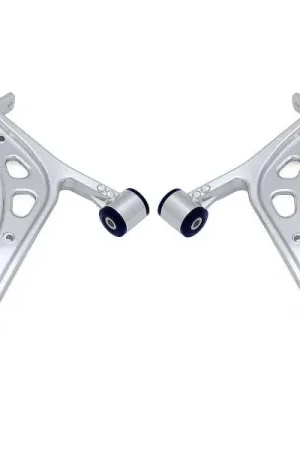 SuperPro 2008 Subaru Impreza WRX STI Front Lower Alloy Control Arm Kit (+Caster) | Graveyard Performance Professional Grade