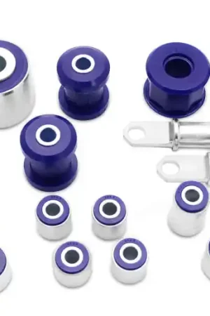 Crafted SuperPro 2004 Mazda 3 i Front/Rear Vehicle Master Bushing Kit Std Alignment w/ Trailing Arm Bushing | Graveyard Performance