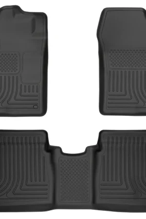 Exclusive Offer Husky Liners 10-12 Toyota Prius WeatherBeater Combo Black Floor Liners